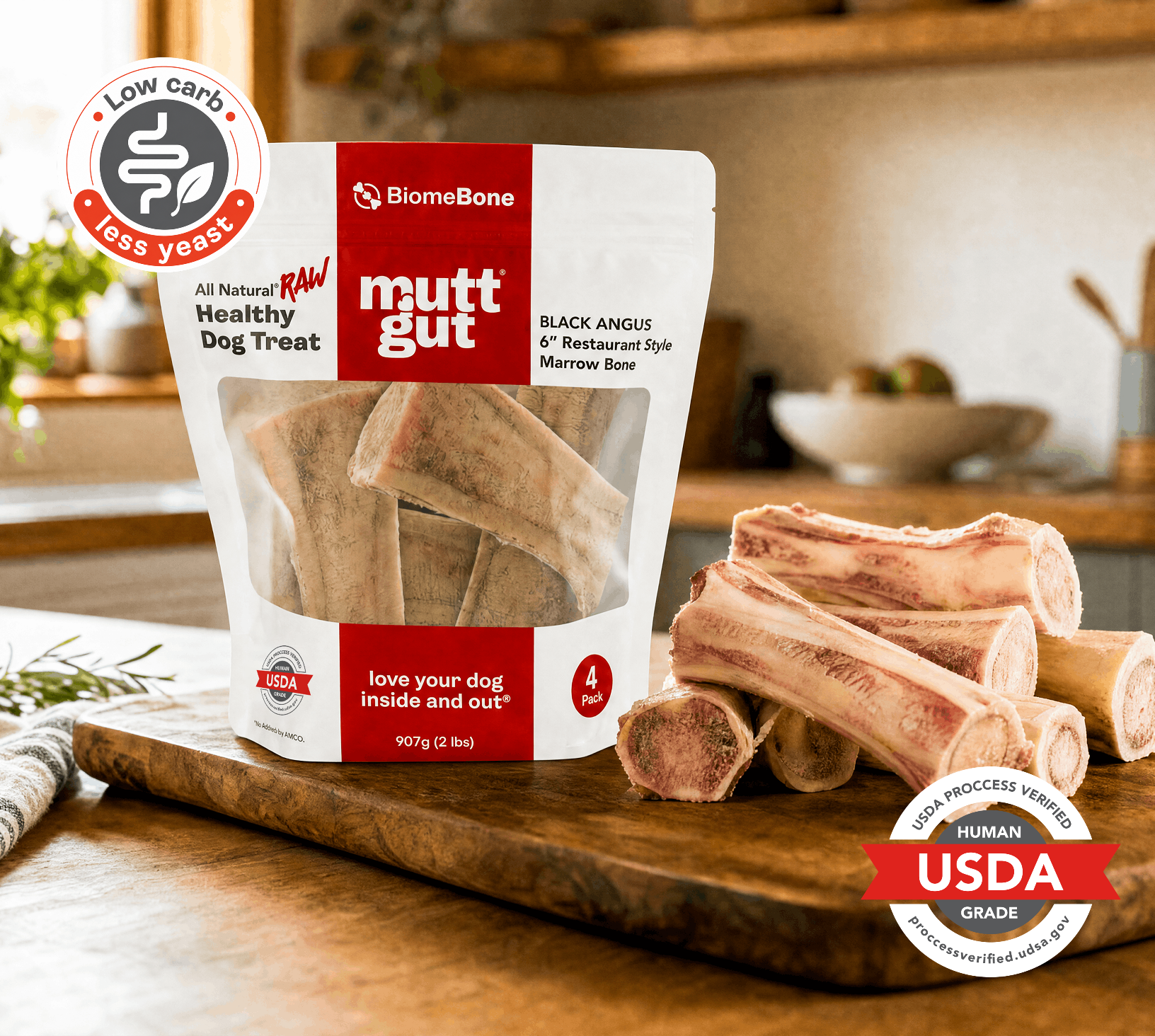 Mutt Gut Frozen Bones