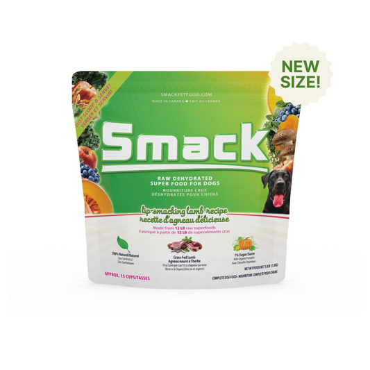 Smack Dehydrated Raw Dog Food - Lip Smacking Lamb
