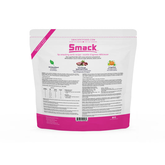 Smack Dehydrated Raw Dog Food - Lip Smacking Lamb