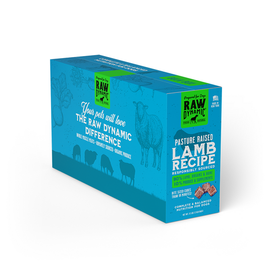Raw Dynamic Frozen Raw Dog Food - Lamb