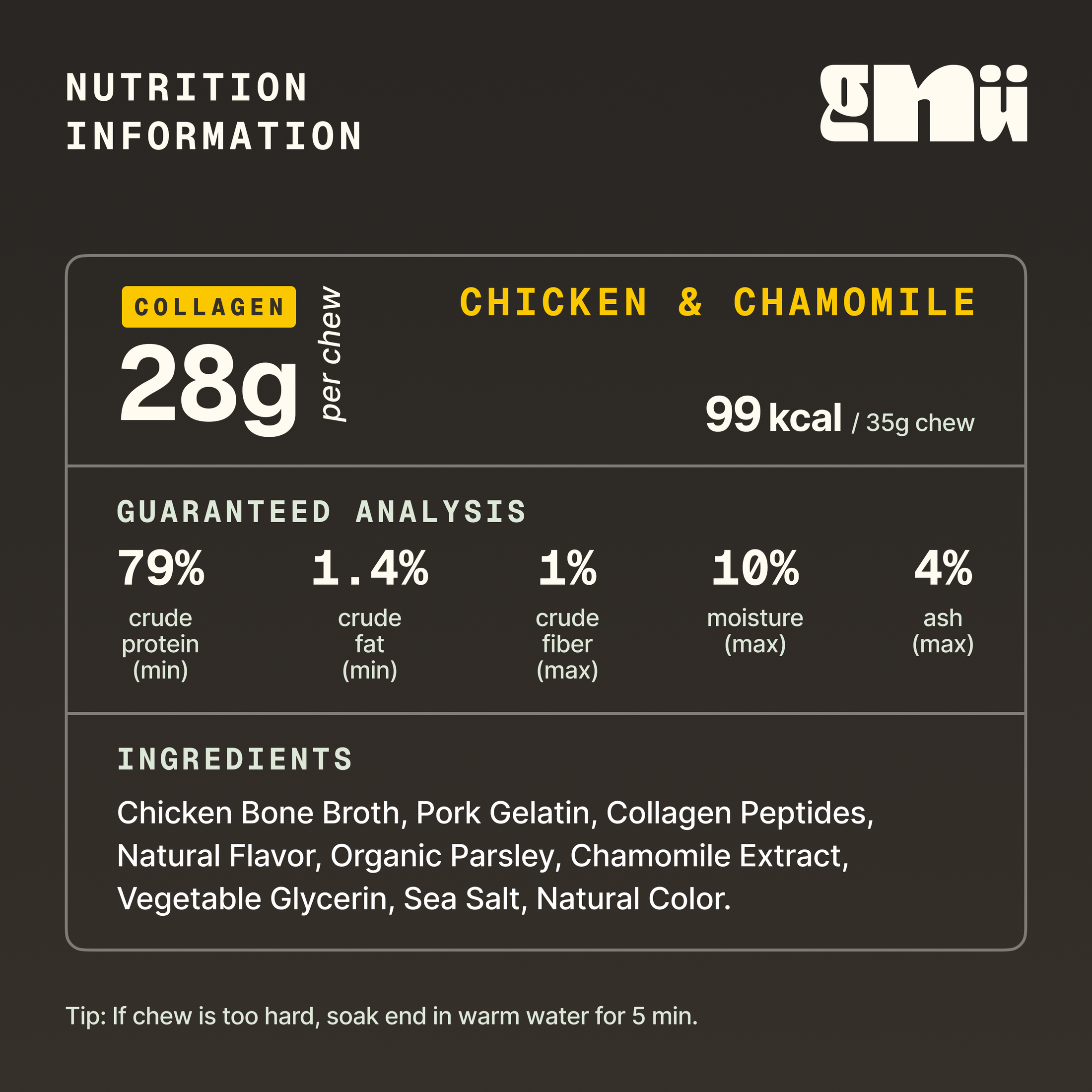 Gnu Bone Broth Chew