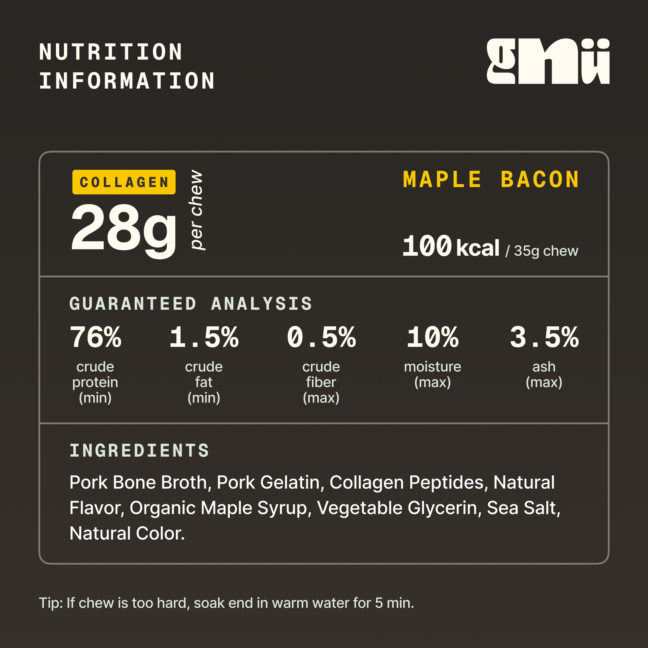 Gnu Bone Broth Chew