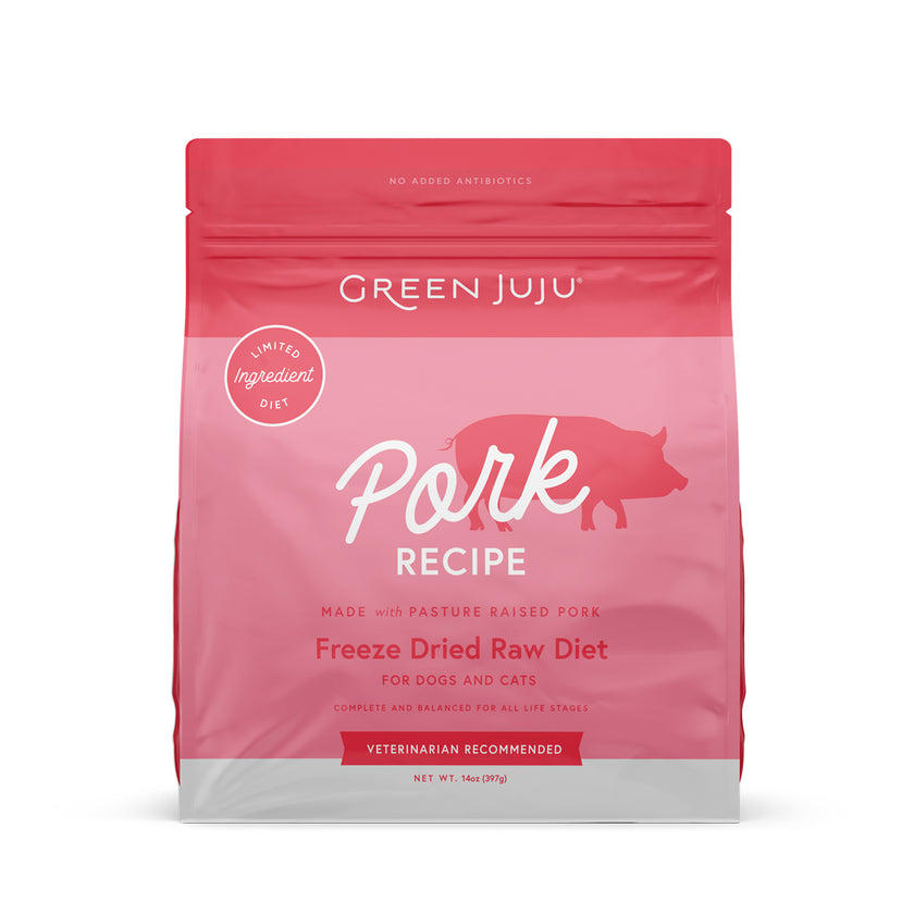 Green Juju Freeze Dried Dog Food - Pork