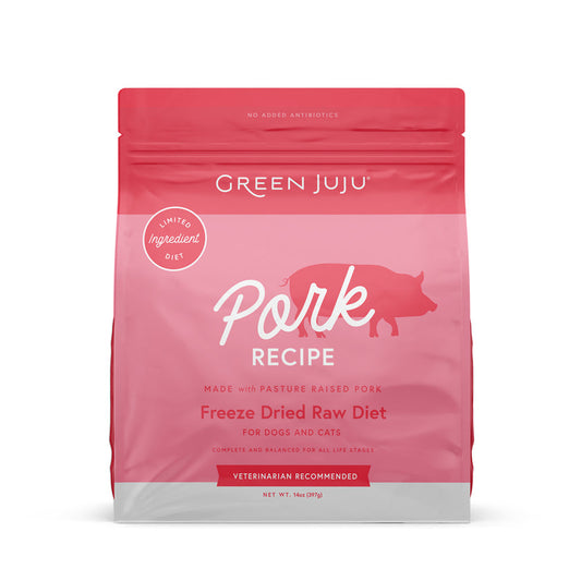 Green Juju Freeze Dried Dog Food - Pork