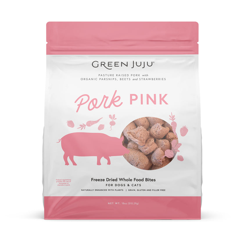 Green Juju Freeze Dried Whole Food Bites - Pork Pink