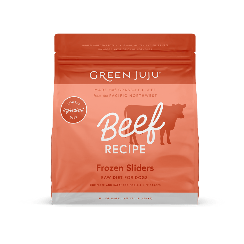 Green Juju Frozen Raw Dog Food - Beef