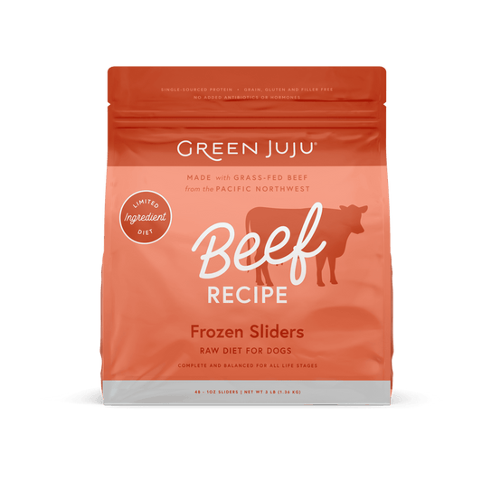 Green Juju Frozen Raw Dog Food - Beef