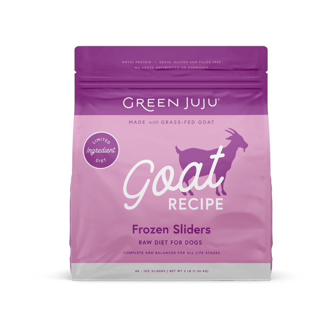 Green Juju Frozen Raw Dog Food - Goat