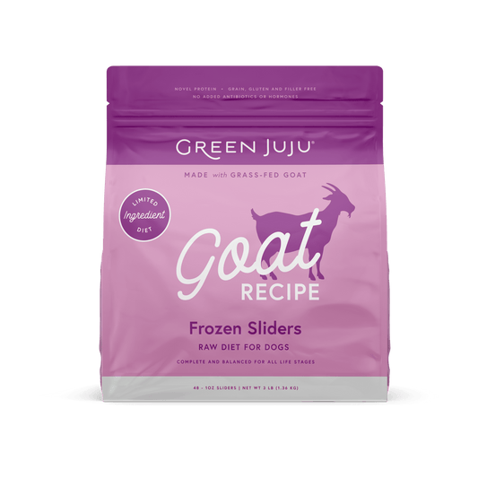 Green Juju Frozen Raw Dog Food - Goat