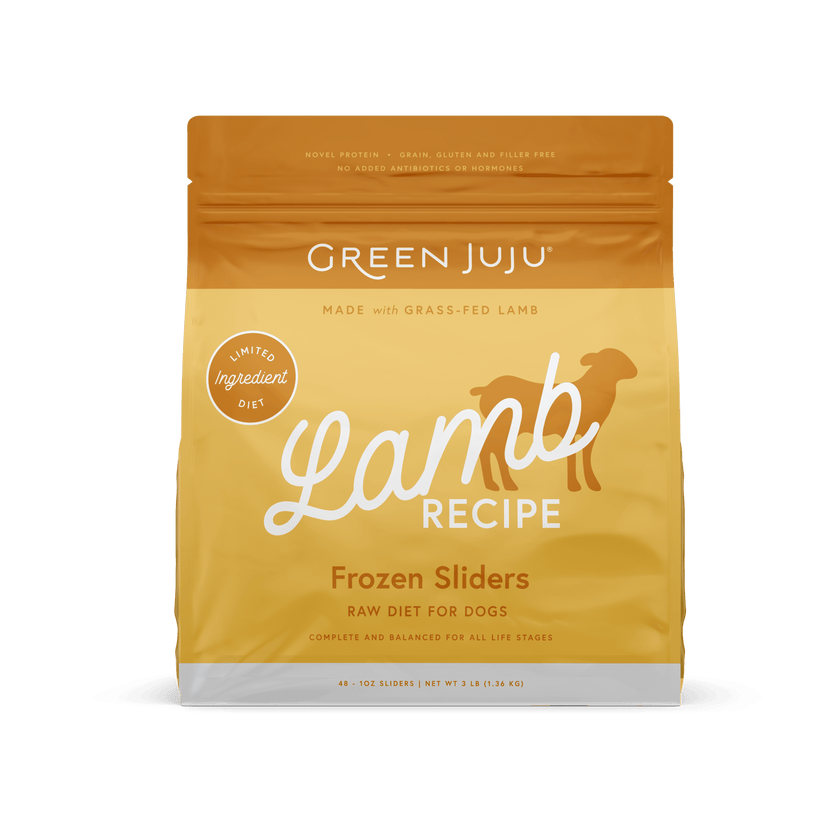 Green Juju Frozen Raw Dog Food - Lamb
