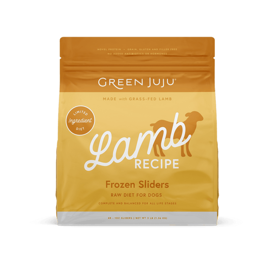 Green Juju Frozen Raw Dog Food - Lamb