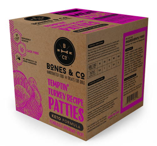 Bones & Co Frozen Raw Dog Food - Turkey