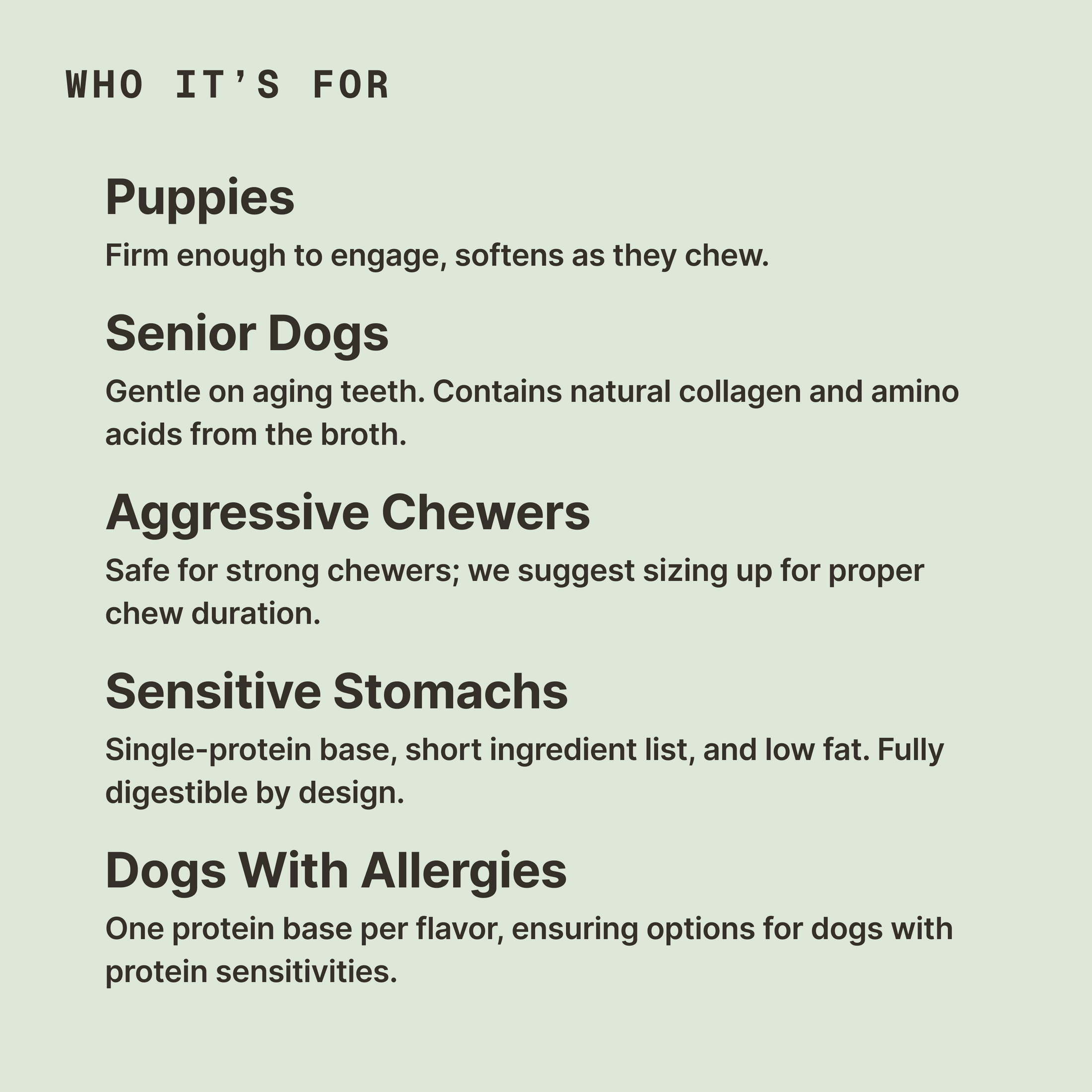 Gnu Bone Broth Chew