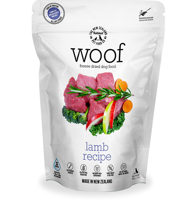 New Zealand Freeze Dried Dog Food - Lamb