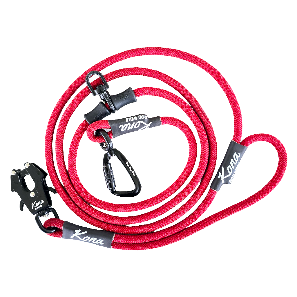 Cherry Handsfree Rope Leash