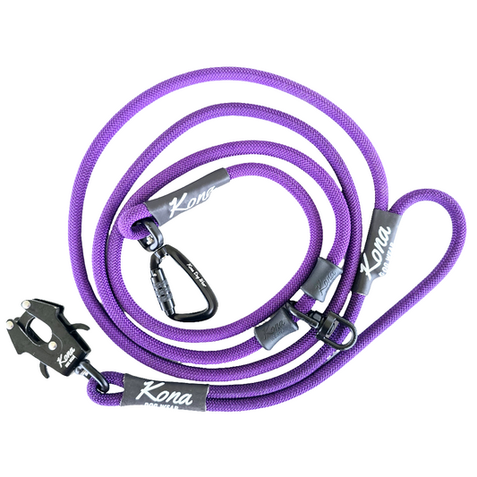 Plum Handsfree Rope Leash