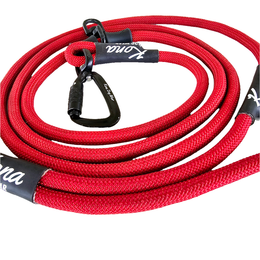 Cherry Handsfree Rope Leash