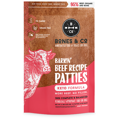 Bones & Co Frozen Raw Dog Food - Beef