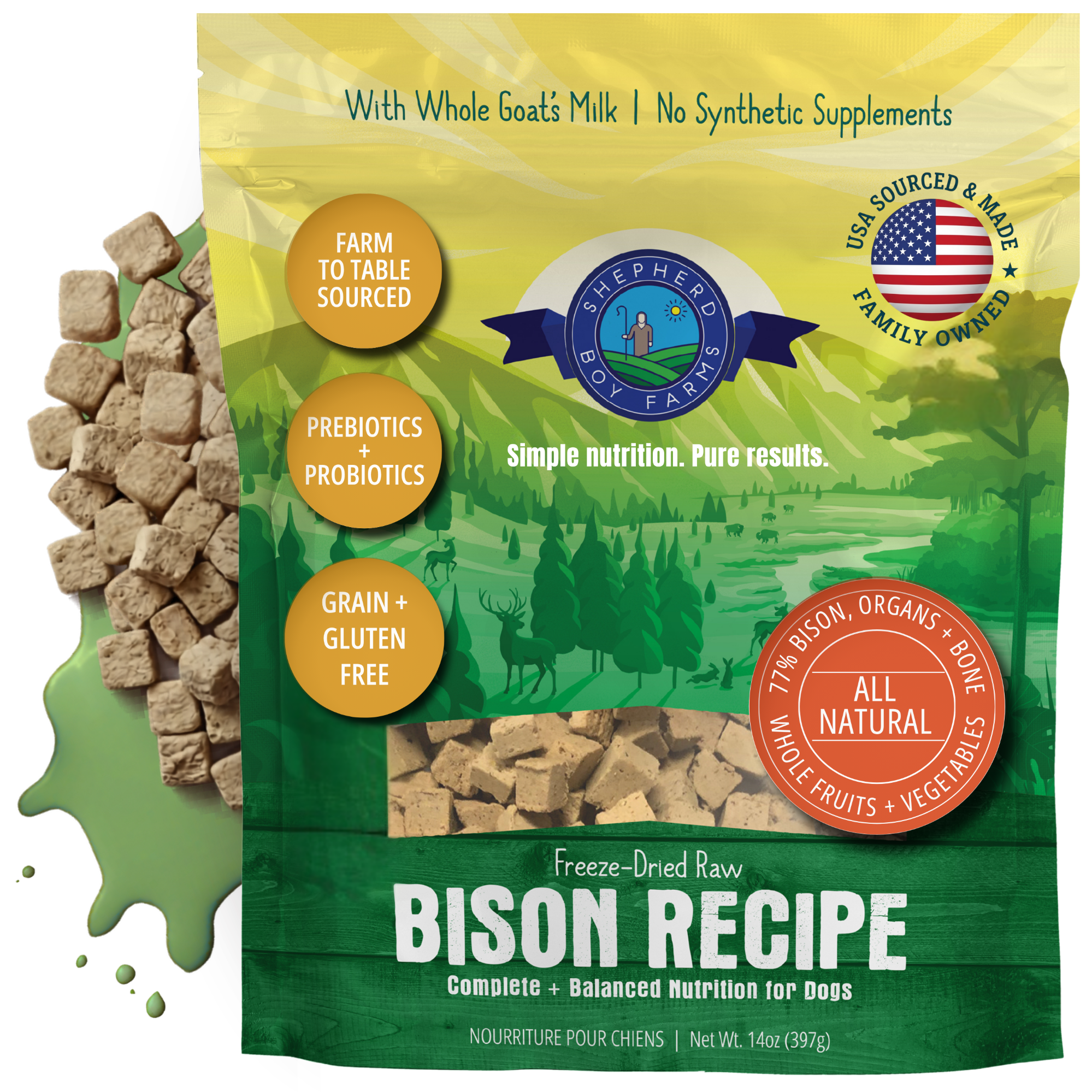 Freeze Dried Bison Recipe for Dogs