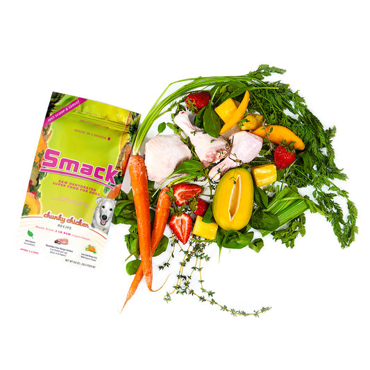 Smack Dehydrated Raw Dog Food - Chunky Chicken