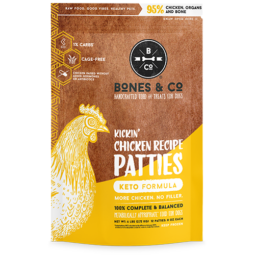 Bones & Co Frozen Raw Dog Food - Chicken