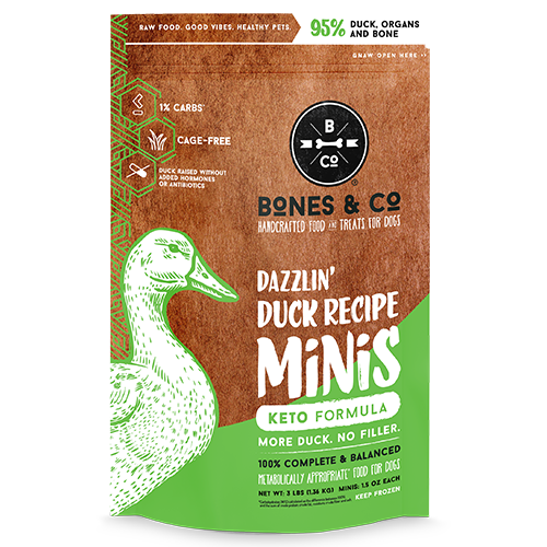 Bones & Co Frozen Raw Dog Food - Duck