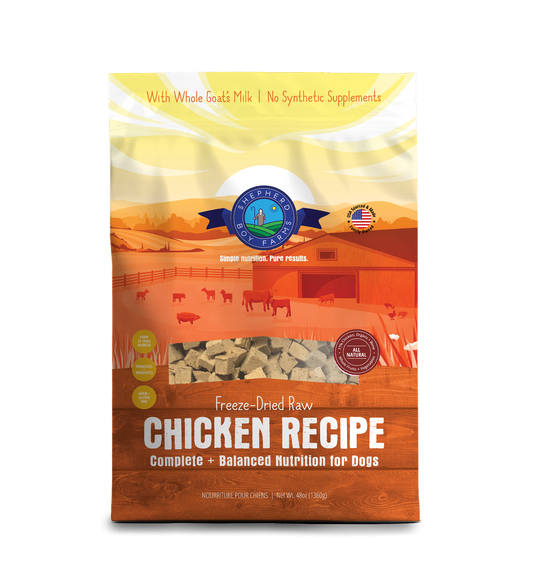 Shepherd Boy Farms Freeze Dried Chicken Dog Food