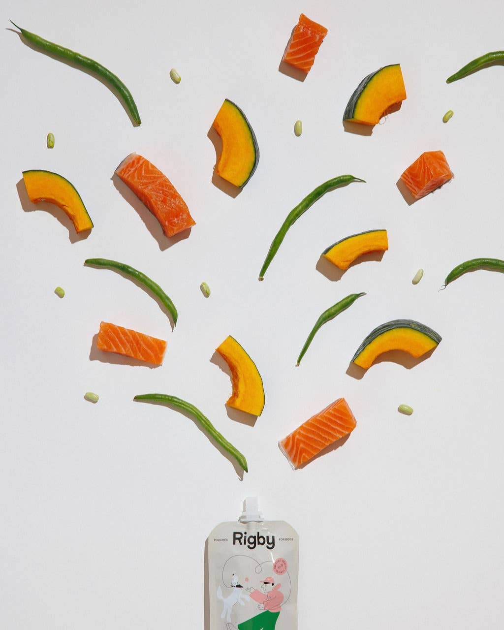 Rigby Organic Salmon Squeeze Pouch for Dogs