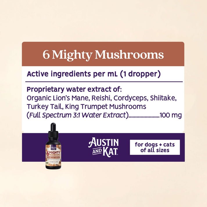 Austin + Kat 6 Mighty Mushrooms Extract