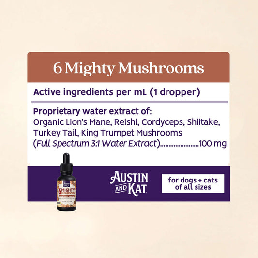 Austin + Kat 6 Mighty Mushrooms Extract