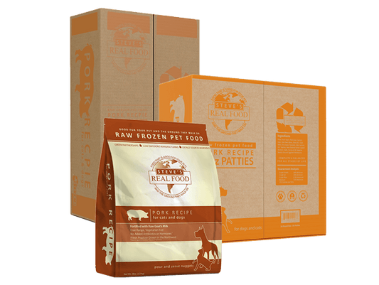 Steve's Frozen Raw Dog Food - Pork