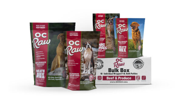 OC Raw Frozen Raw Dog Food - Beef