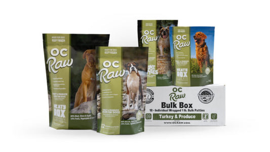 OC Raw Frozen Raw Dog Food - Turkey