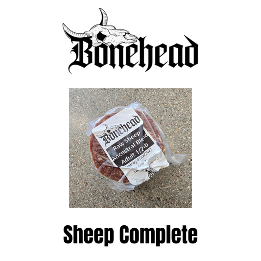 Bonehead Ancestral Blend Frozen Raw Dog Food - Sheep