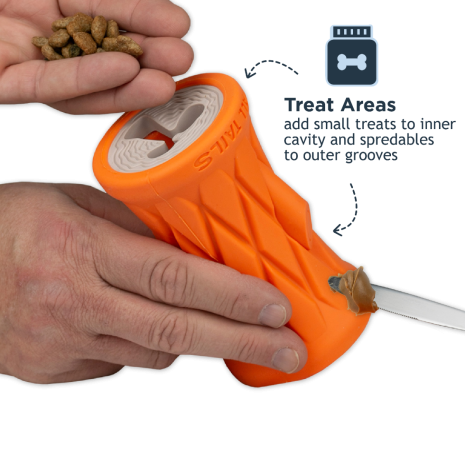 Tree Trunk Reward Dog Toy