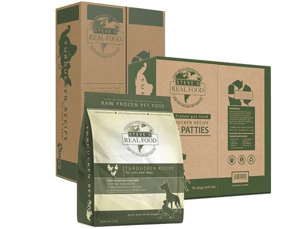 Steve's Frozen Raw Dog Food - Turducken