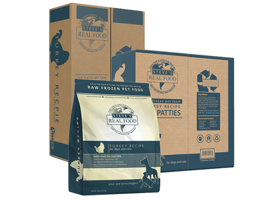 Steve's Frozen Raw Dog Food - Turkey