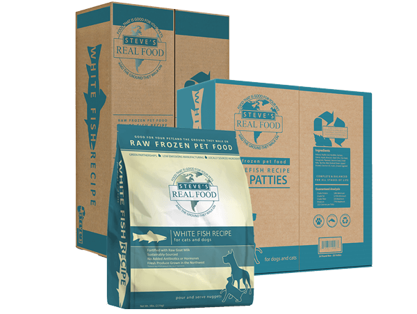 Steve's Frozen Raw Dog Food - White Fish