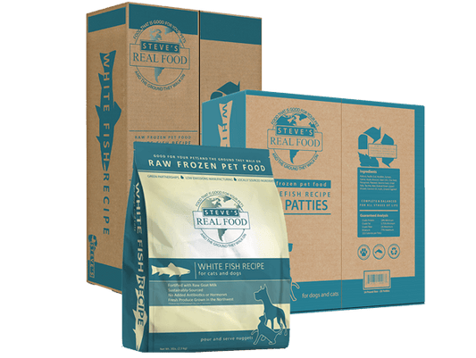 Steve's Frozen Raw Dog Food - White Fish