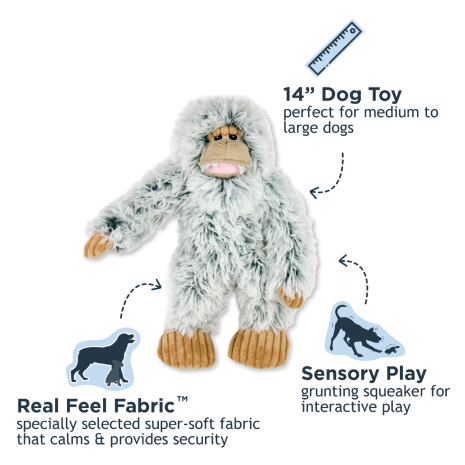 Yeti Plush Dog Toy